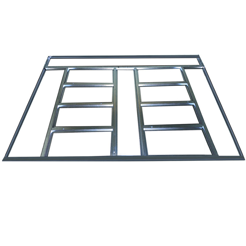 12x10 ft Metal Shed with Gabled Roof for Garden Storage