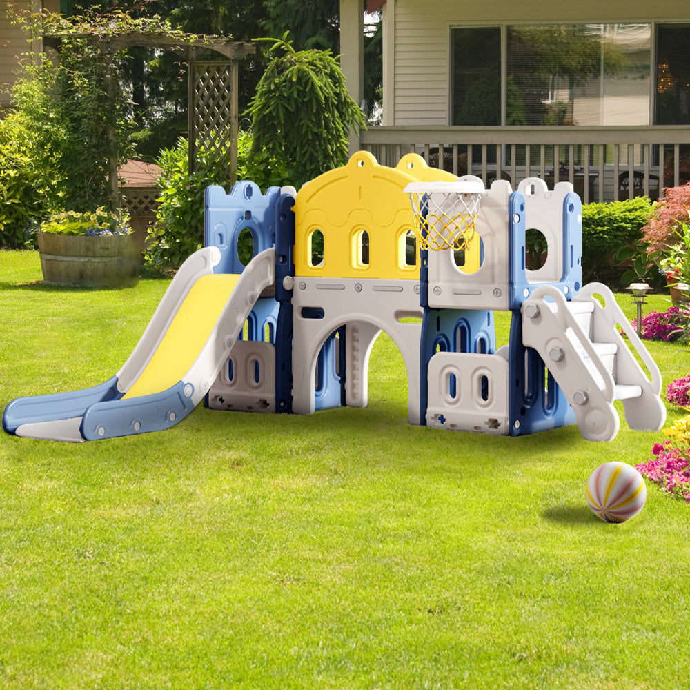 Indoor Outdoor Climbing Frame with Slide for Toddlers