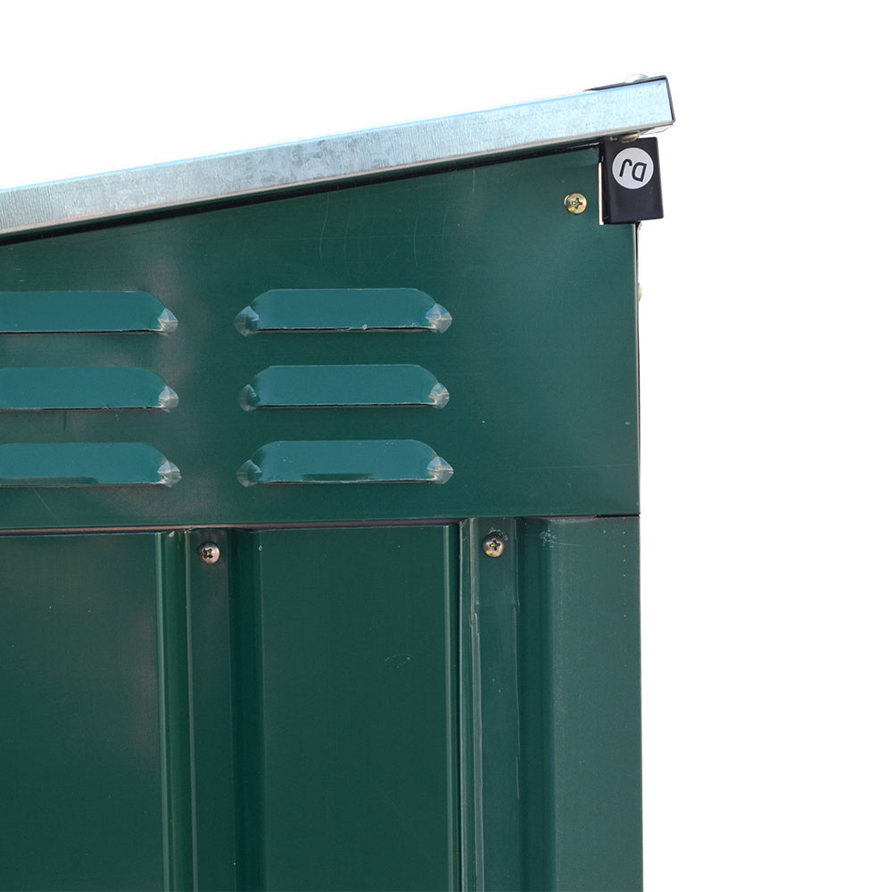 6x3/7x3 ft Lockable Garden Metal Bike Storage Shed
