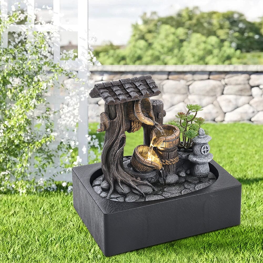 Tabletop Fountain Relaxation Water Feature for Home Decor