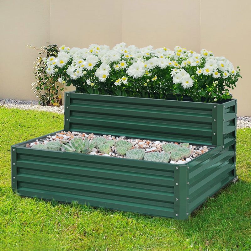 Outdoor Galvanized Steel Garden Bed