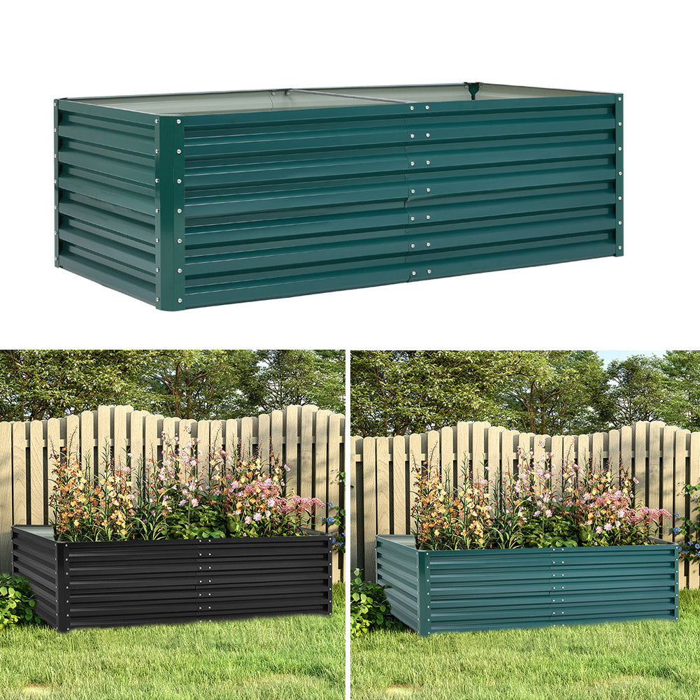 Outdoor Galvanized Steel Garden Bed
