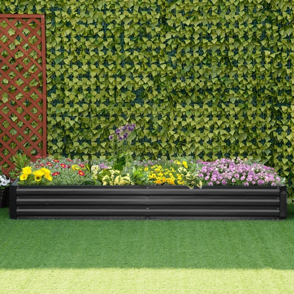 Outdoor Galvanized Steel Garden Bed