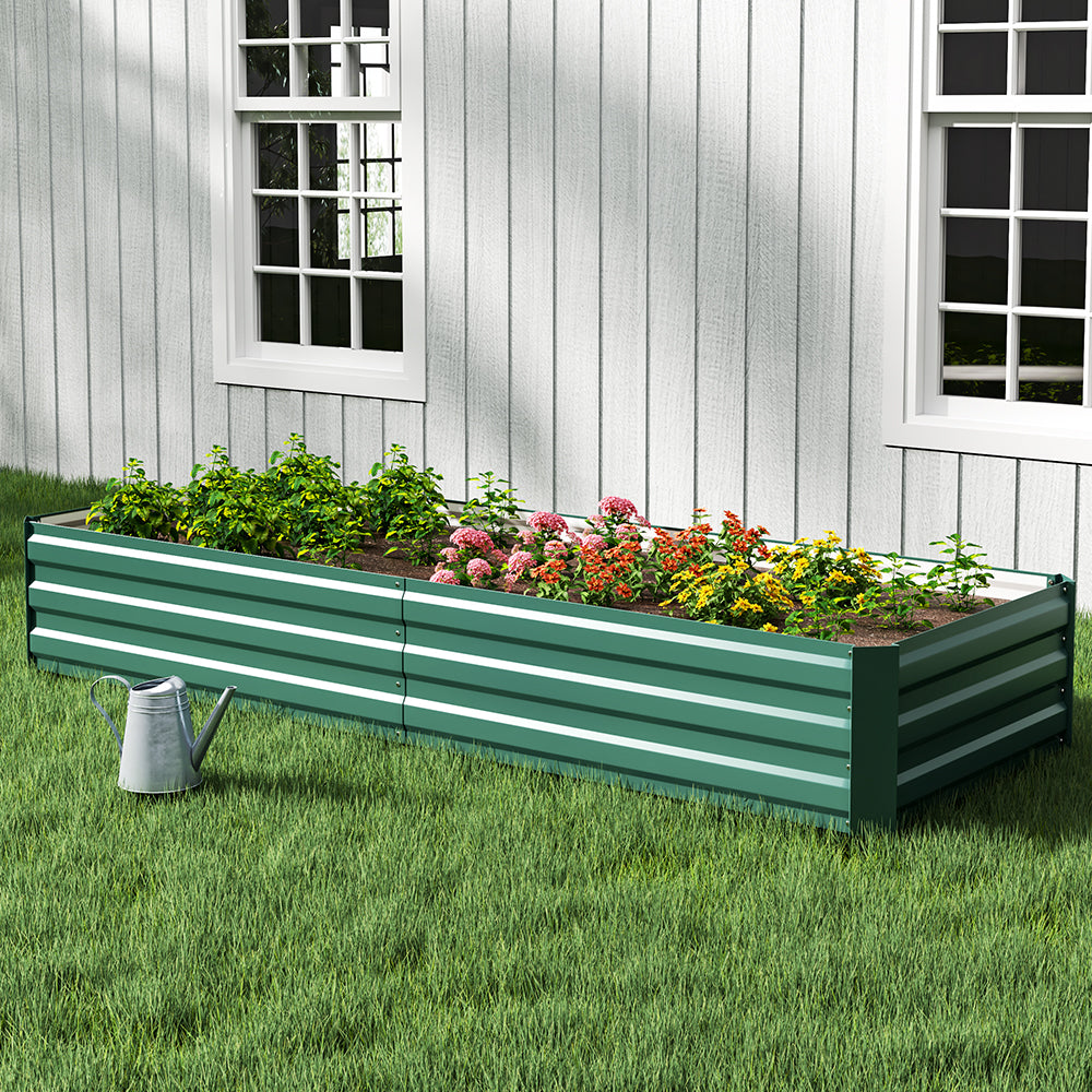 Outdoor Galvanized Steel Garden Bed