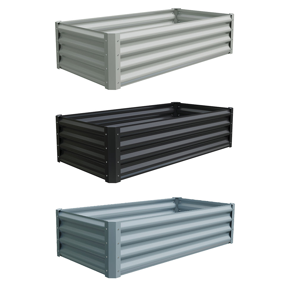 Outdoor Galvanized Steel Garden Bed