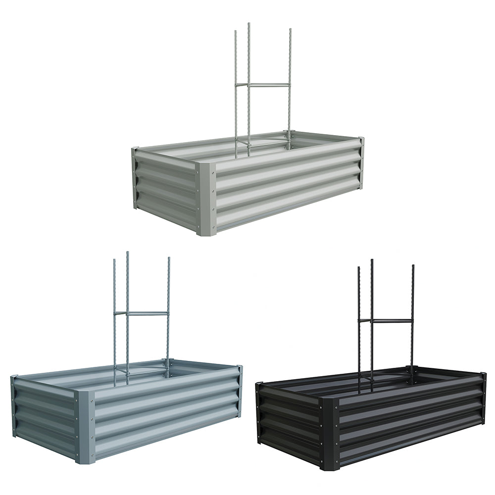 Outdoor Galvanized Steel Garden Bed