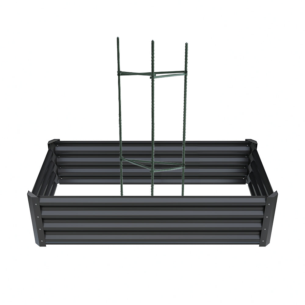 Outdoor Galvanized Steel Garden Bed
