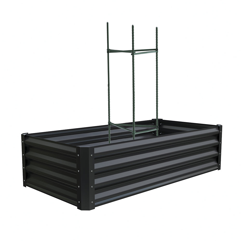 Outdoor Galvanized Steel Garden Bed