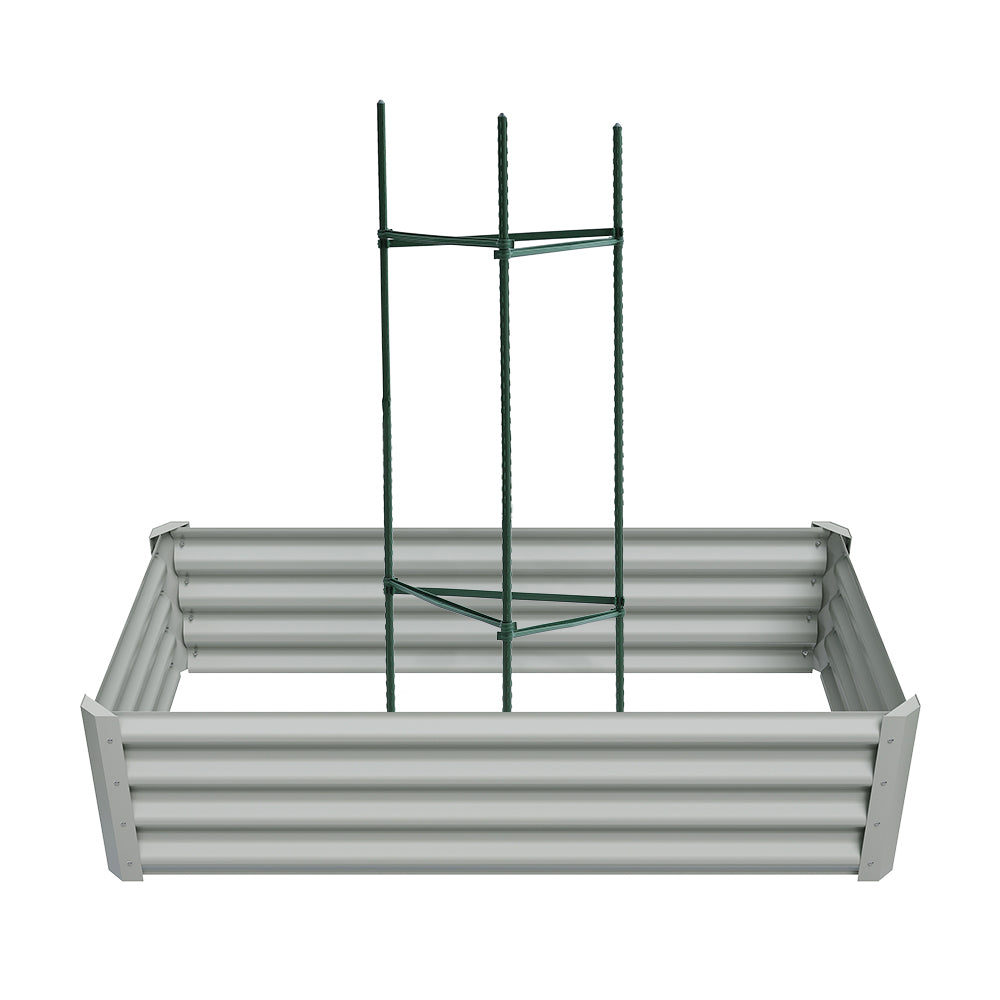 Outdoor Galvanized Steel Garden Bed