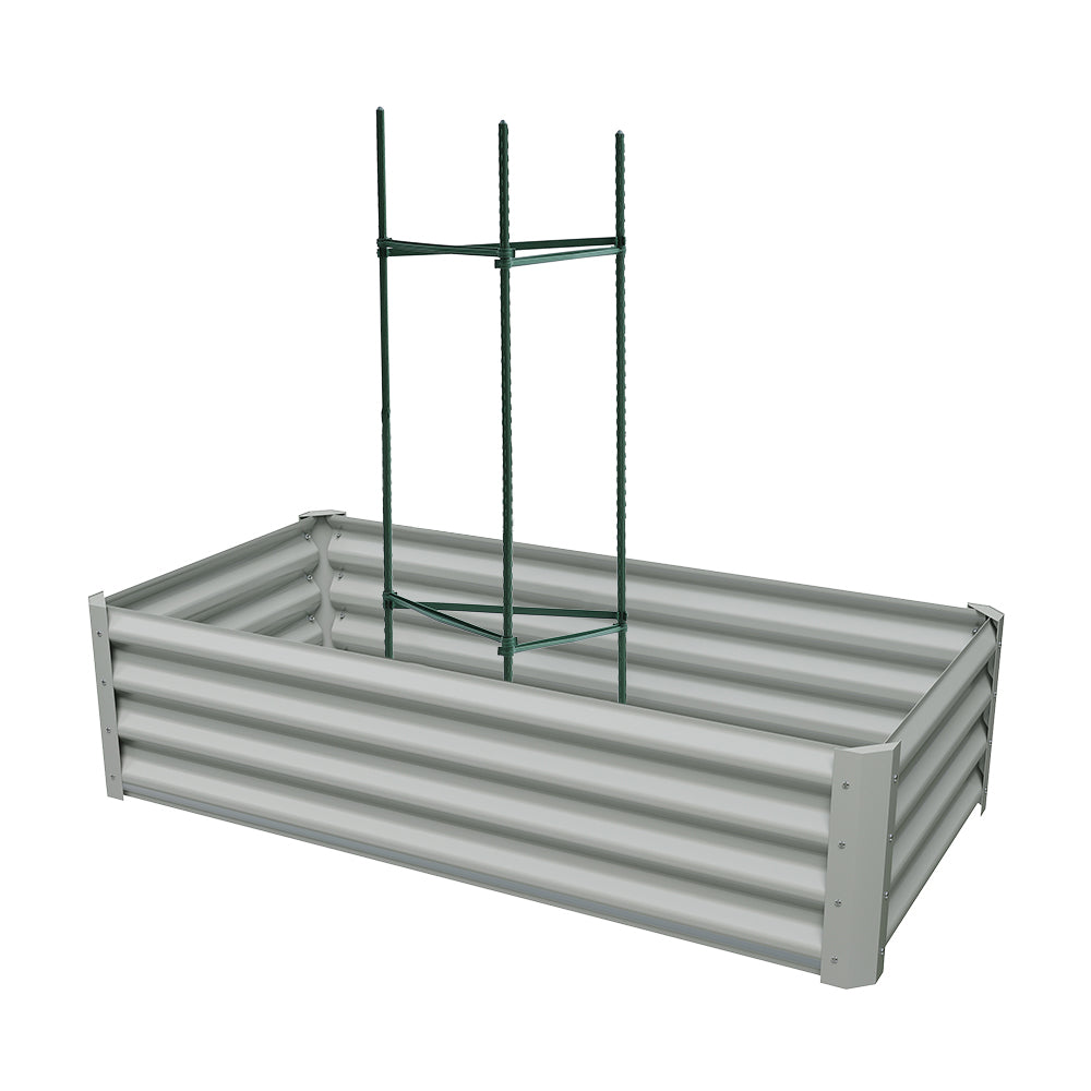 Outdoor Galvanized Steel Garden Bed