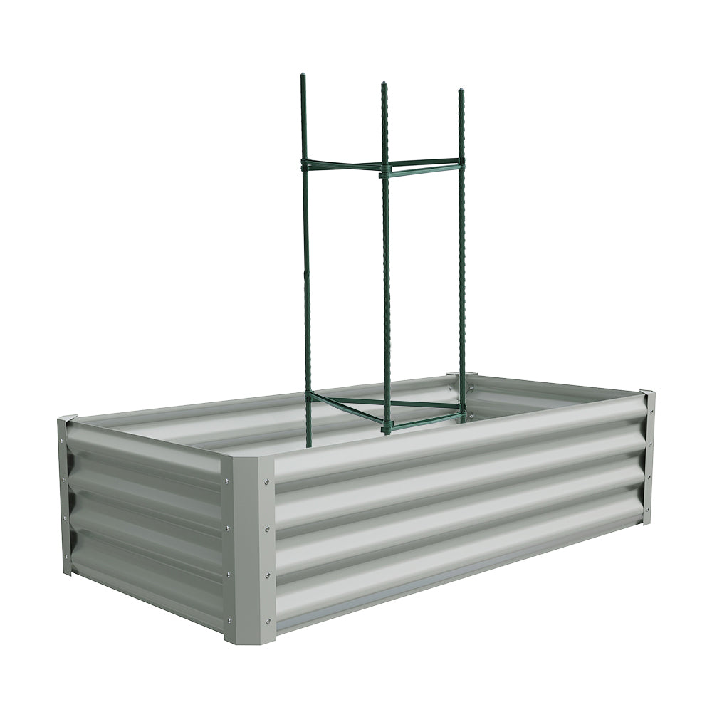 Outdoor Galvanized Steel Garden Bed
