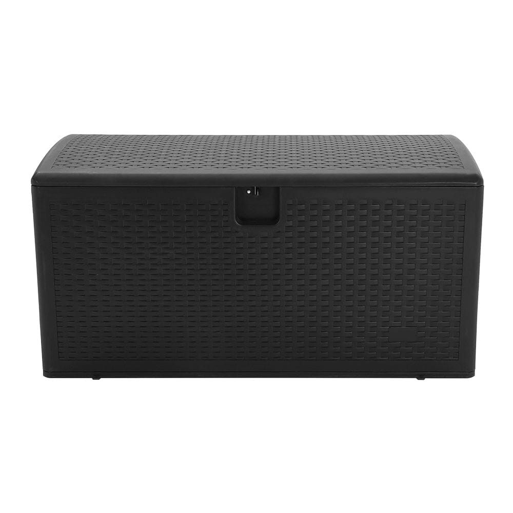 127cm W 99 Gallons Rattan Garden Storage Outdoor Deck Box