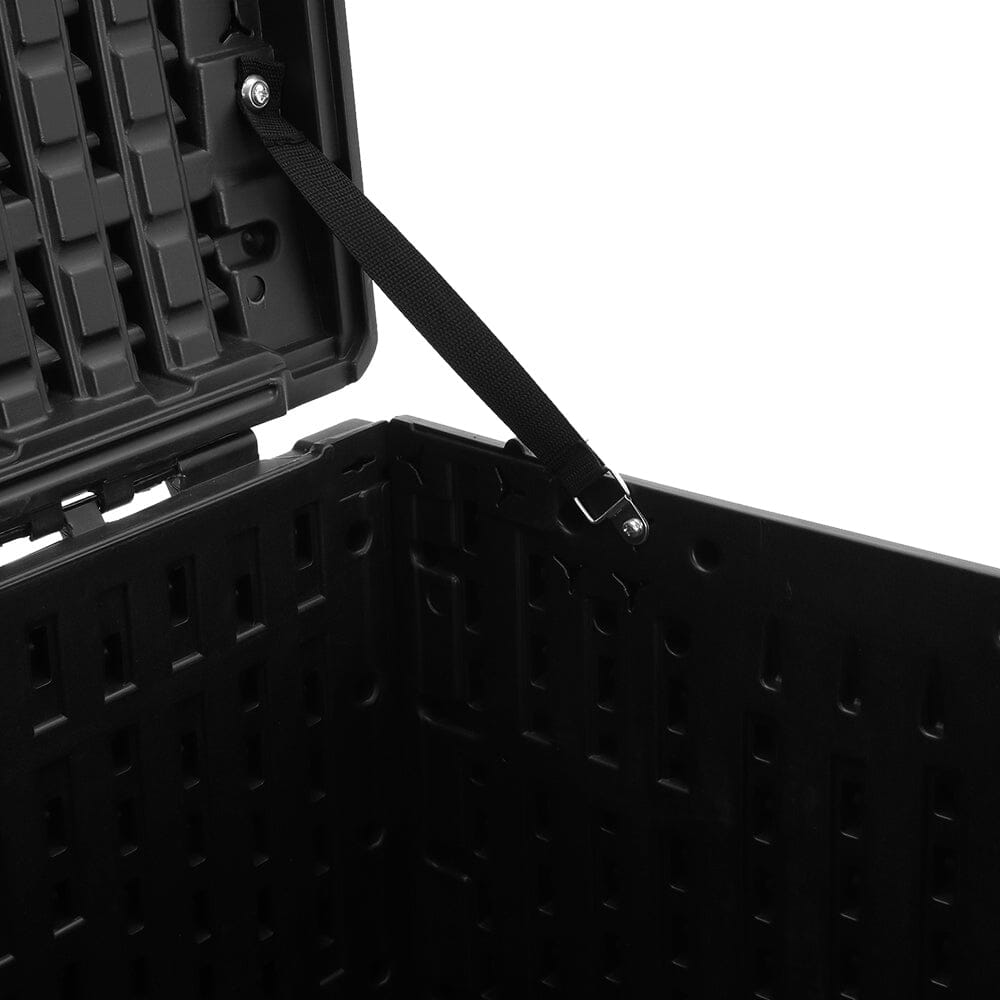 127cm W 99 Gallons Rattan Garden Storage Outdoor Deck Box