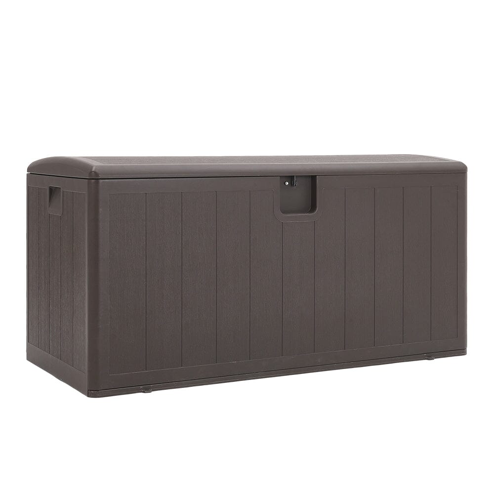127cm W 99 Gallons Rattan Garden Storage Outdoor Deck Box