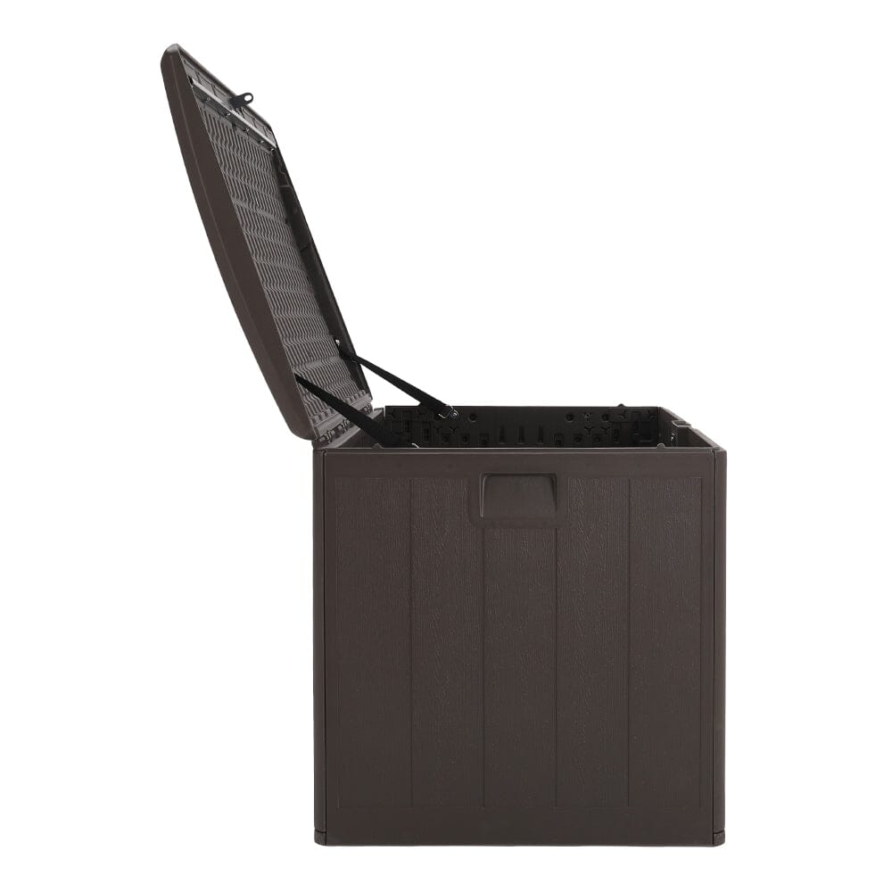 127cm W 99 Gallons Rattan Garden Storage Outdoor Deck Box