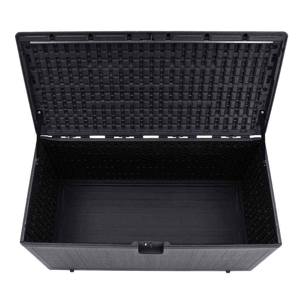 127cm W 99 Gallons Rattan Garden Storage Outdoor Deck Box