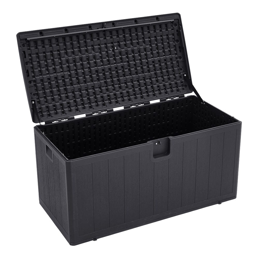 127cm W 99 Gallons Rattan Garden Storage Outdoor Deck Box