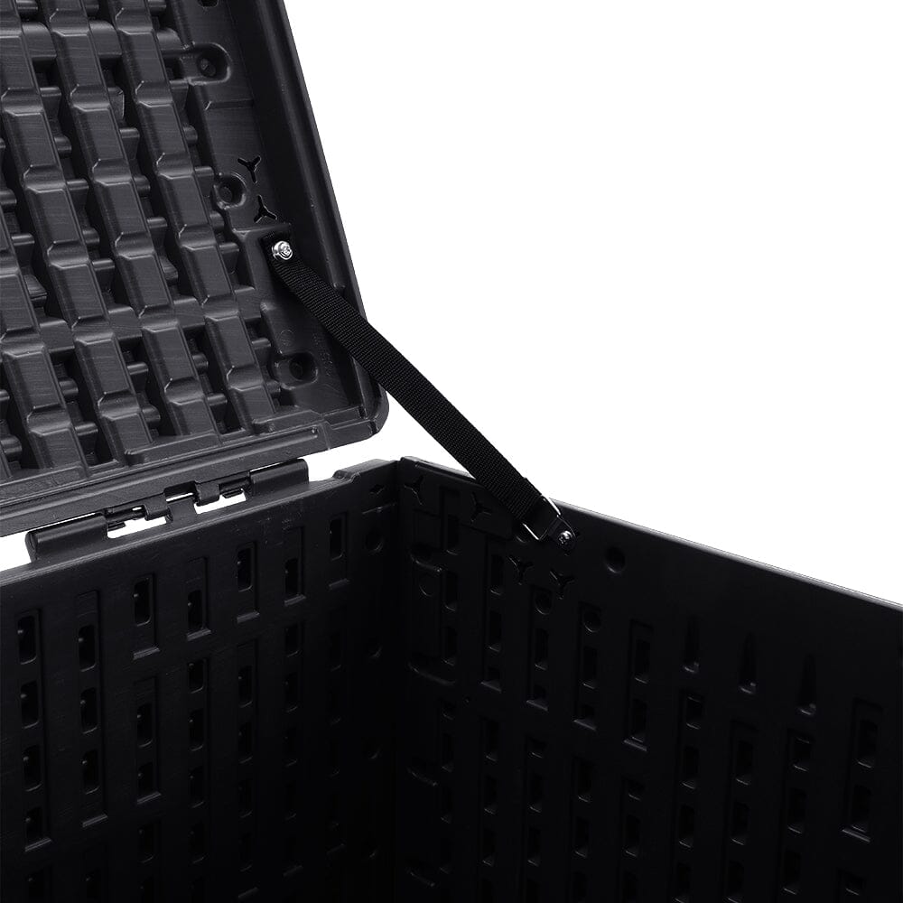 127cm W 99 Gallons Rattan Garden Storage Outdoor Deck Box