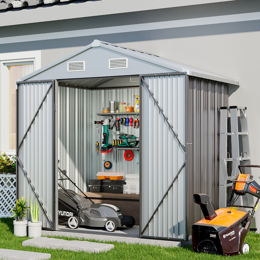 Galvanised Steel Shed