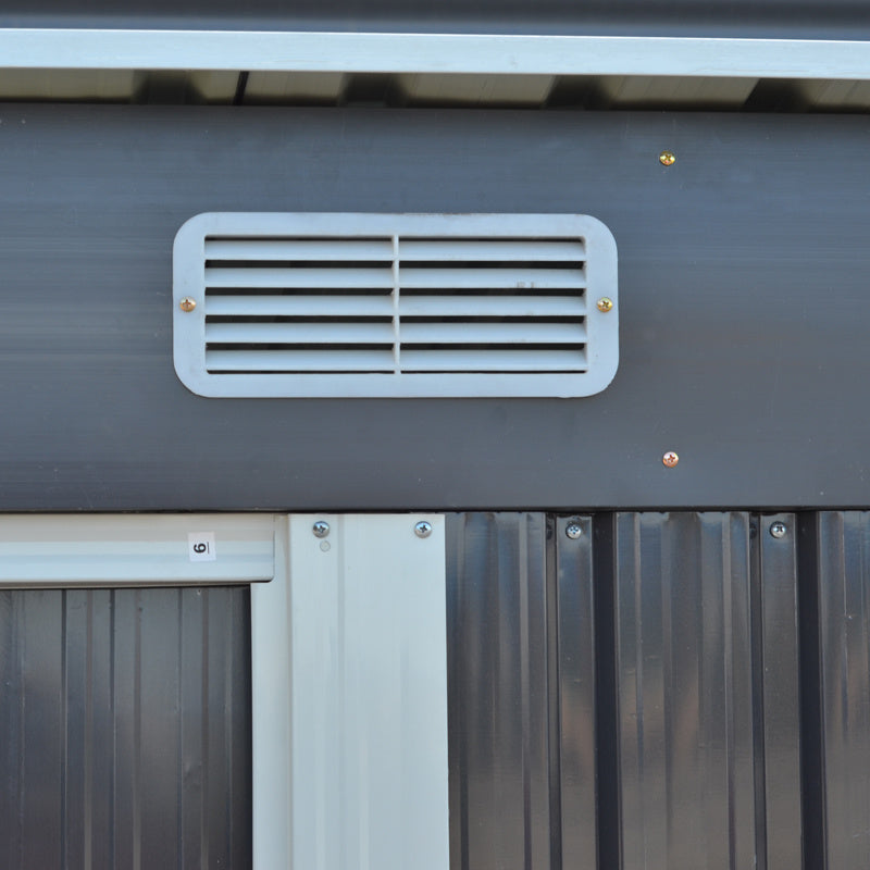 Metal Compact Sliding Door Garden Shed for Garden Patio