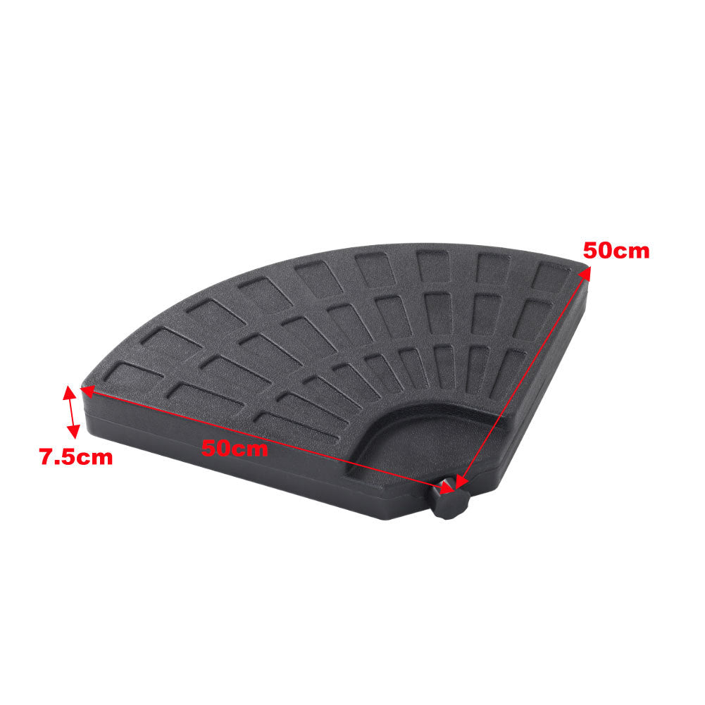 3M*3M Large Garden Parasol Tiltable and Rotating Cantilever Parasol