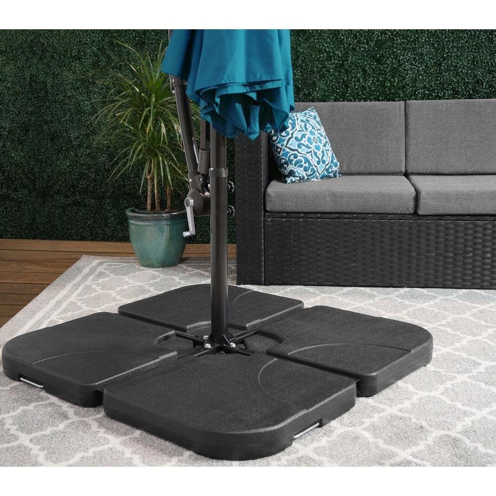 3M*3M Large Garden Parasol Tiltable and Rotating Cantilever Parasol