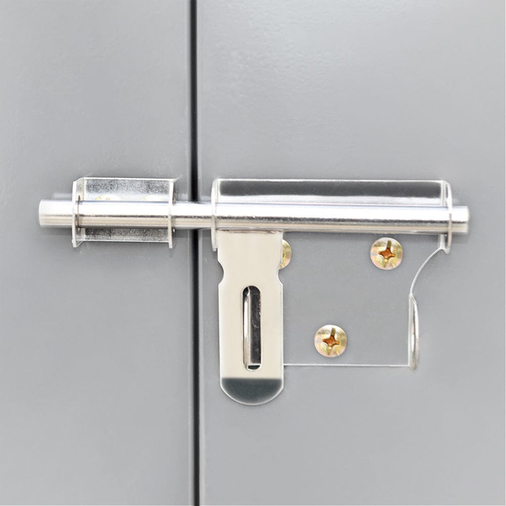 Lockable Metal Motorcycle Storage Shed for Outdoor Storage
