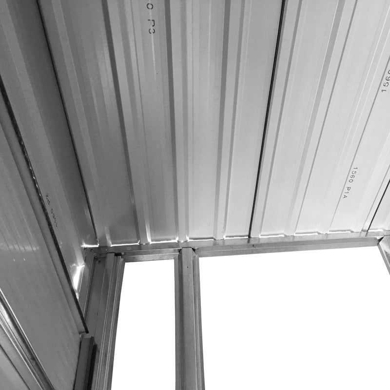 Metal Compact Sliding Door Garden Shed for Garden Patio