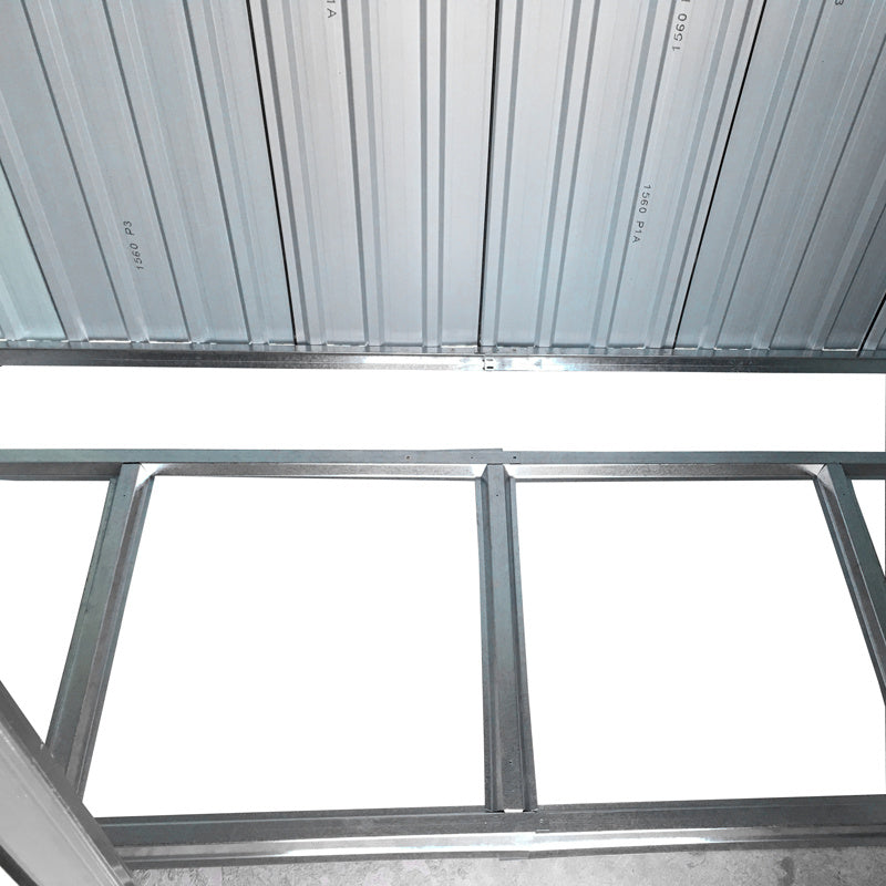 Metal Compact Sliding Door Garden Shed for Garden Patio