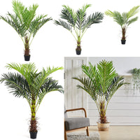 180cm H Artificial Plants Green Palm Tree in Pot Tropical Areca