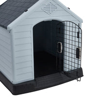 82cm H Outdoor Waterproof Dog House with Air Vents and Door