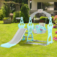 Indoor/Outdoor Climbing Frame with Slide for Toddlers
