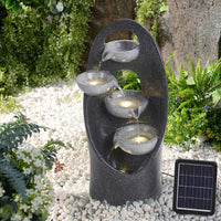 Outdoor Garden Solar Water Cascade Decoration