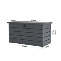 Garden Steel  Box 200/300L Patio Waterproof Storage Box