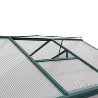 6ft W Garden Aluminium Greenhouse Polycarbonate with Vent