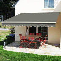 Outdoor Retractable Patio Awning Canopy for Window and Door